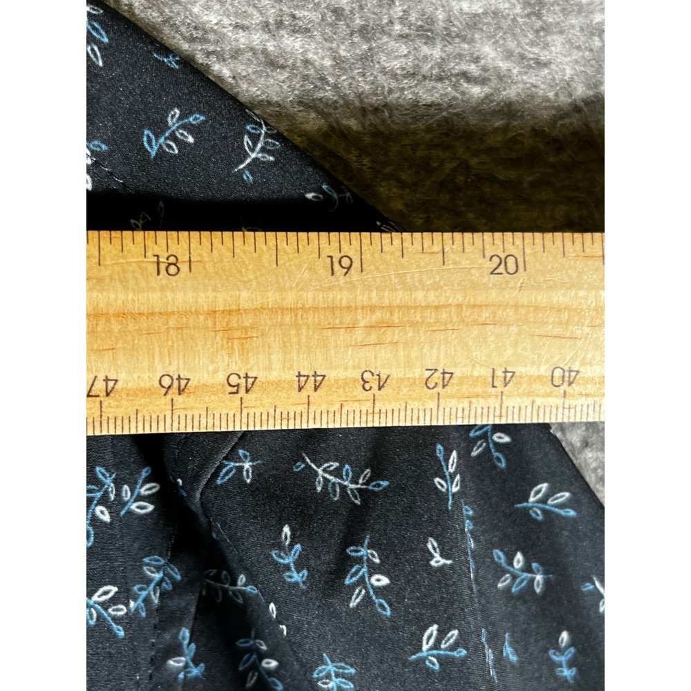 Mizzen+Main Leeward Mens XL Trim Short Sleeve Button Down Shirt Navy Floral - Picture 5 of 8
